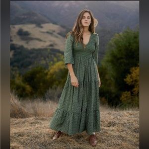 Christy Dawn The Basil Dress in Linden Anemone Field
